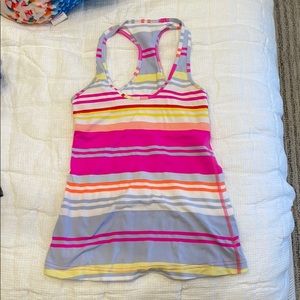 lulu lemon razor back tank top